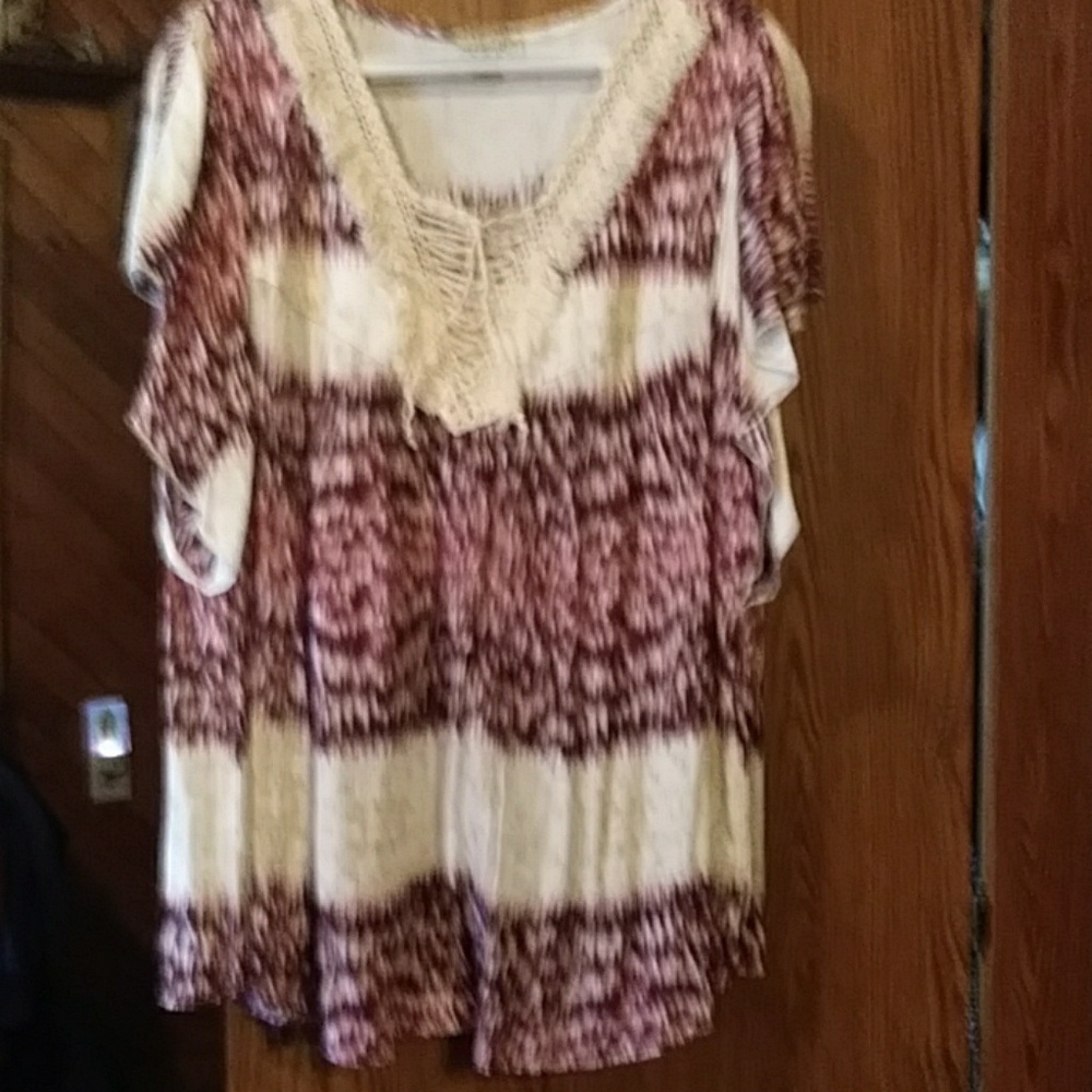 Never worn Tie-die top
